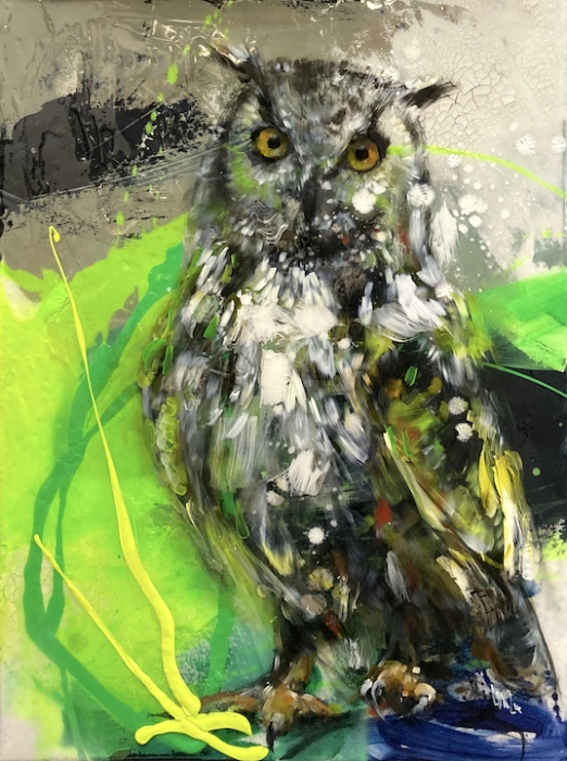 ILONA GRISS-SCHWÄRZLER: Eagle Owl